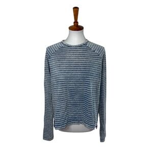 Rag & Bone/JEAN Camden Long-Sleeve Tee Blue Size XS